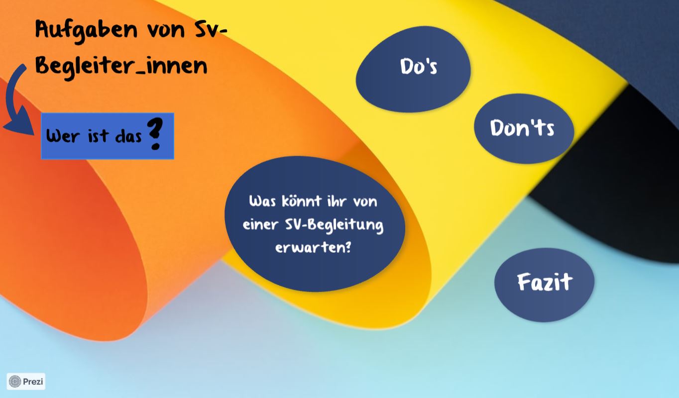 Aufgaben SV-Begleitung