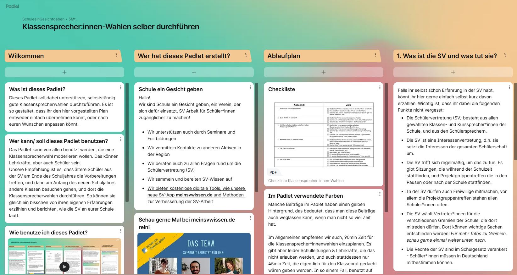 Klassensprecher Wahlen Vorlagen Methoden 